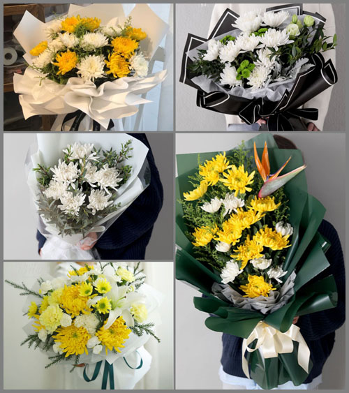 广西百色隆林县桠杈镇白事花束代送